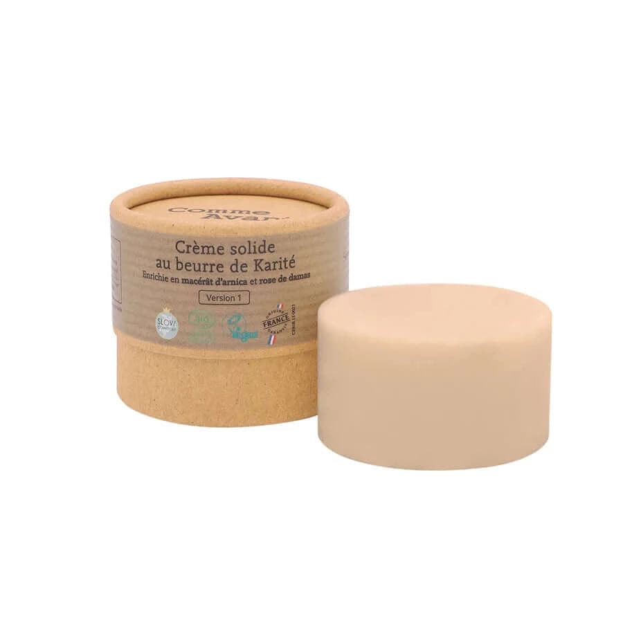 Crème solide bio naturelle à l'arnica et à la rose de Damas - Comme Avant - Cap-Nature