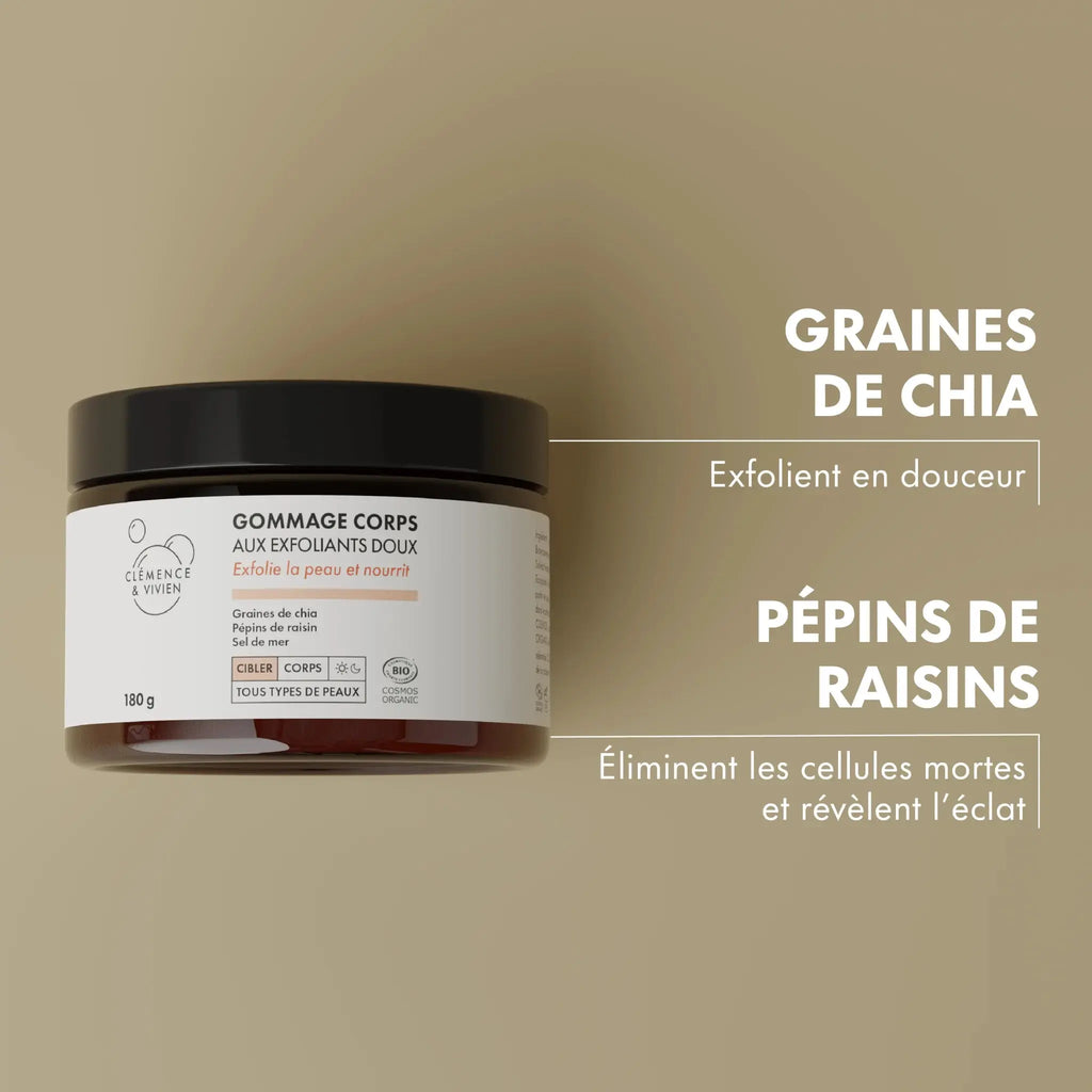Gommage corps naturel – Exfoliation douce & sensorielle - Cap-Nature