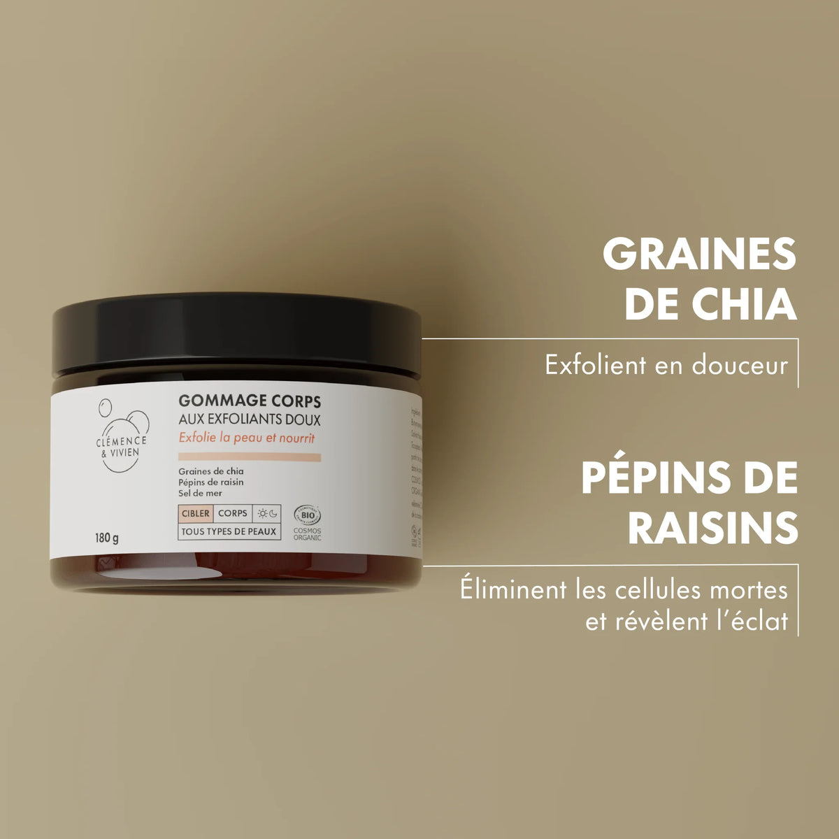 Gommage corps naturel – Exfoliation douce & sensorielle - Cap-Nature