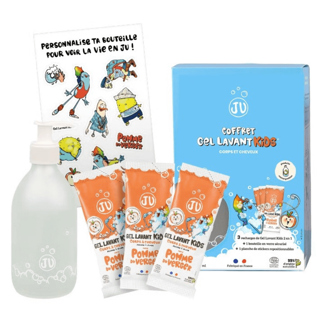 JU Coffret Gel Lavant 2-en-1 Kids - Cap-Nature