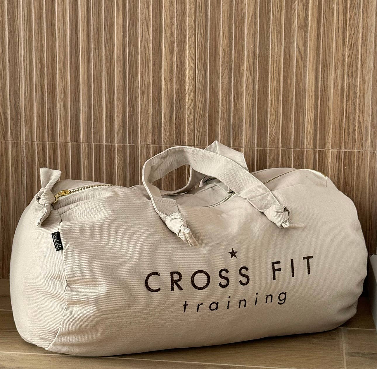 Polochon "Cross Fit" Coloris Mastic - Cap-Nature