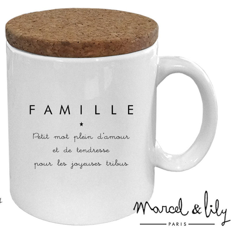 Mug "FAMILLE" - Un Mot Rempli d'Amour pour les Joyeuses Tribus - Cap-Nature