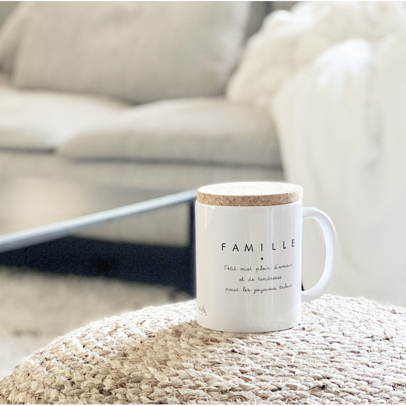 Mug "FAMILLE" - Un Mot Rempli d'Amour pour les Joyeuses Tribus - Cap-Nature