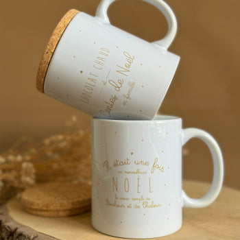 Mug "Il était une fois un merveilleux Noël" - Marcel & Lily - Cap-Nature