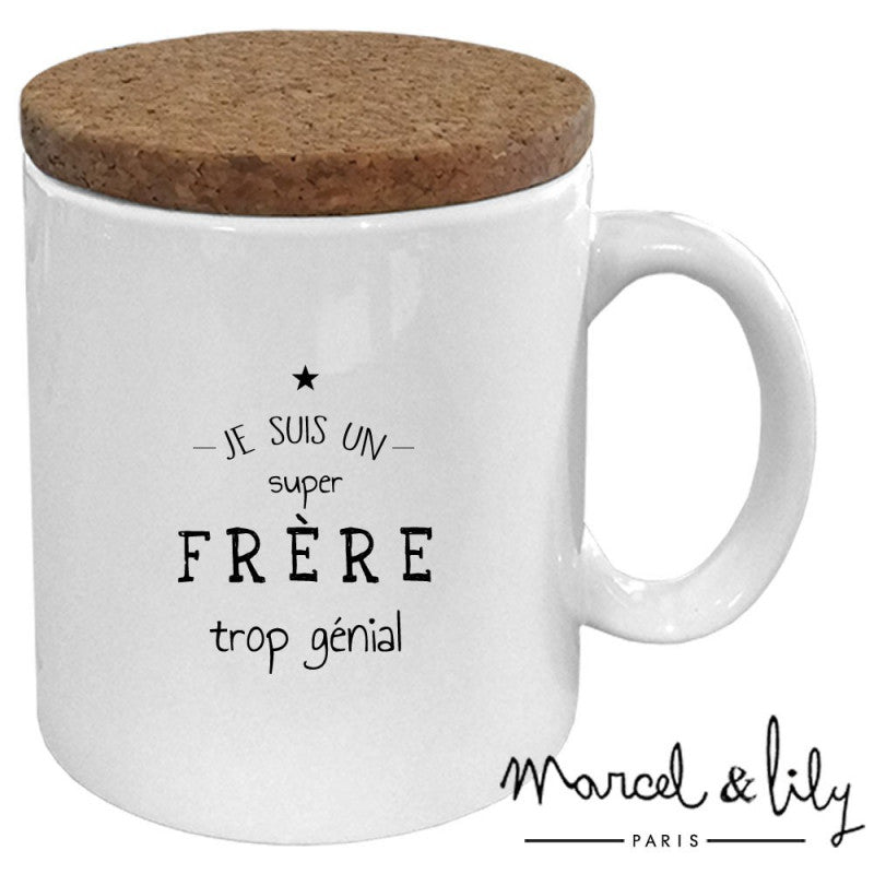 Mug "Je suis un frère trop génial" - Marcel & Lily - Cap-Nature