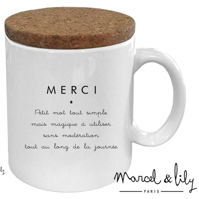 Mug "MERCI" - Un Petit Mot Magique à Savourer - Cap-Nature