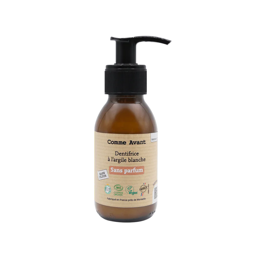 Dentifrice à l'Argile Blanche – Version 2  - Comme Avant - Cap-Nature