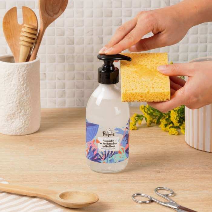 Recharge Liquide Vaisselle Amande Douce - Pimpant - Cap-Nature