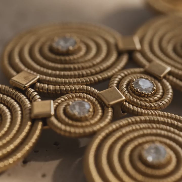 Collier Soléa en or végétal – Ras-du-cou doré