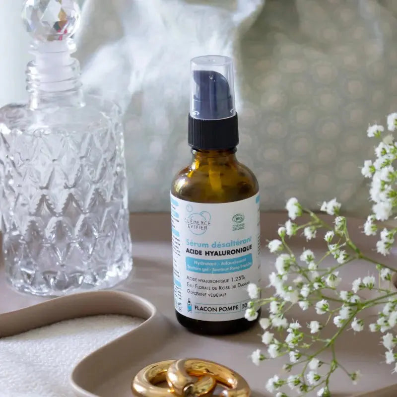 Sérum désaltérant à l'Acide hyaluronique - Clémence & Vivien - 50ml - Cap-Nature