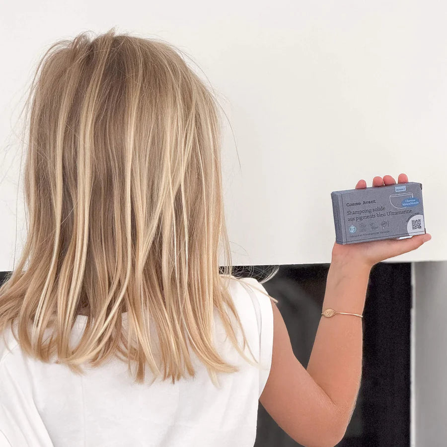 Shampoing solide aux pigments bleu Ultramarine - Comme Avant - Cap-Nature