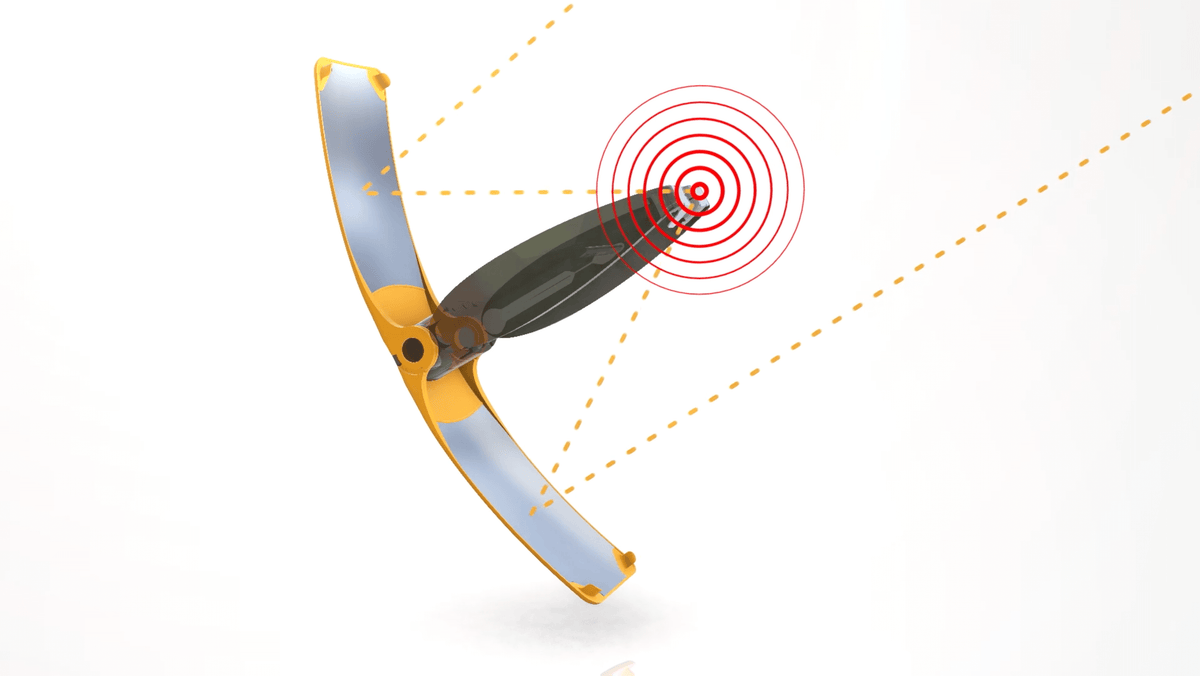 Briquet Solaire SUNCASE GEAR - Jaune - Cap-Nature