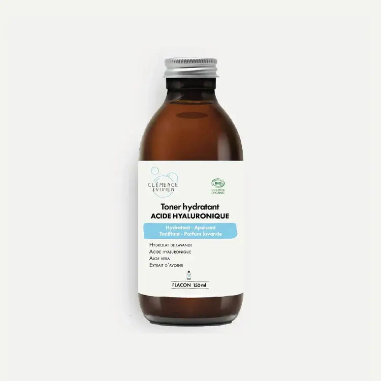 Toner hydratant à l'acide hyaluronique - Clémence & Vivien