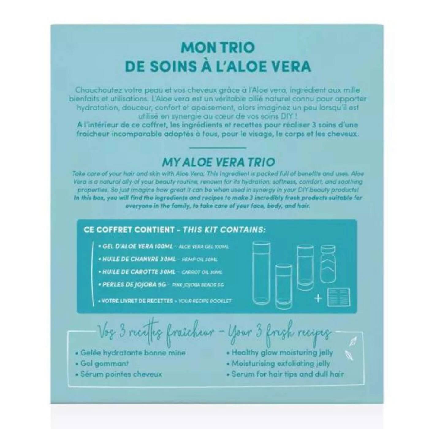 Coffret mon trio de soins à l'Aloe Vera - Waam - Cap-Nature