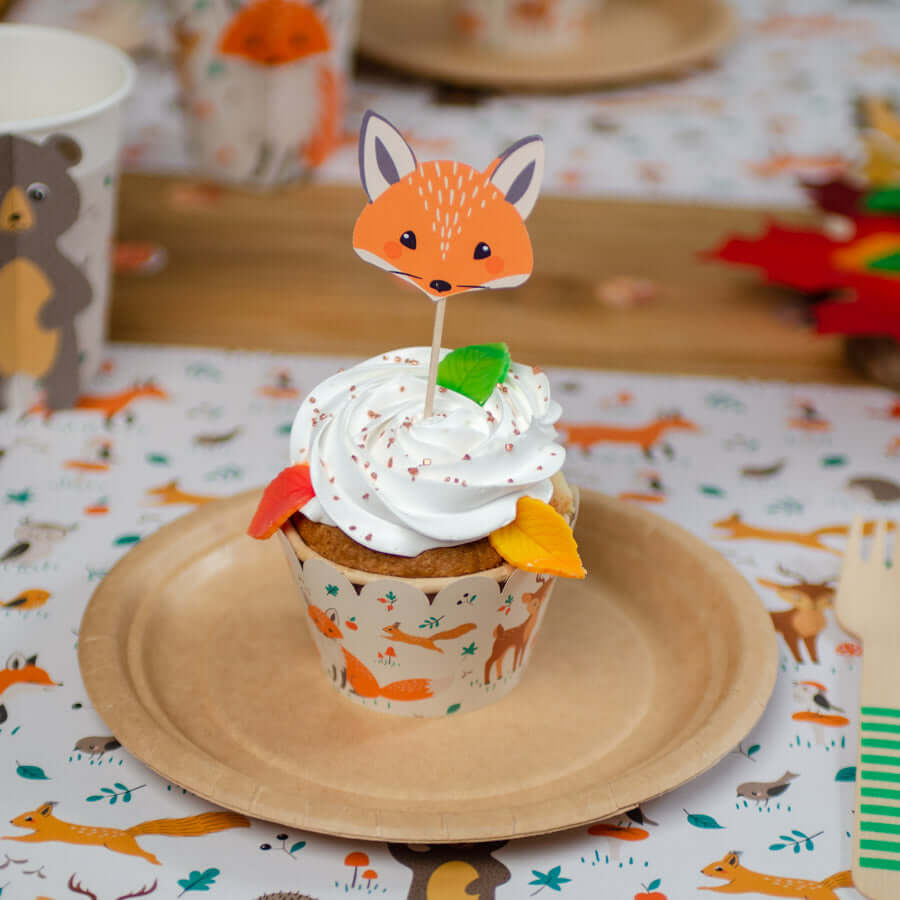 Kit Cupcakes Animaux de la Forêt - Recyclable