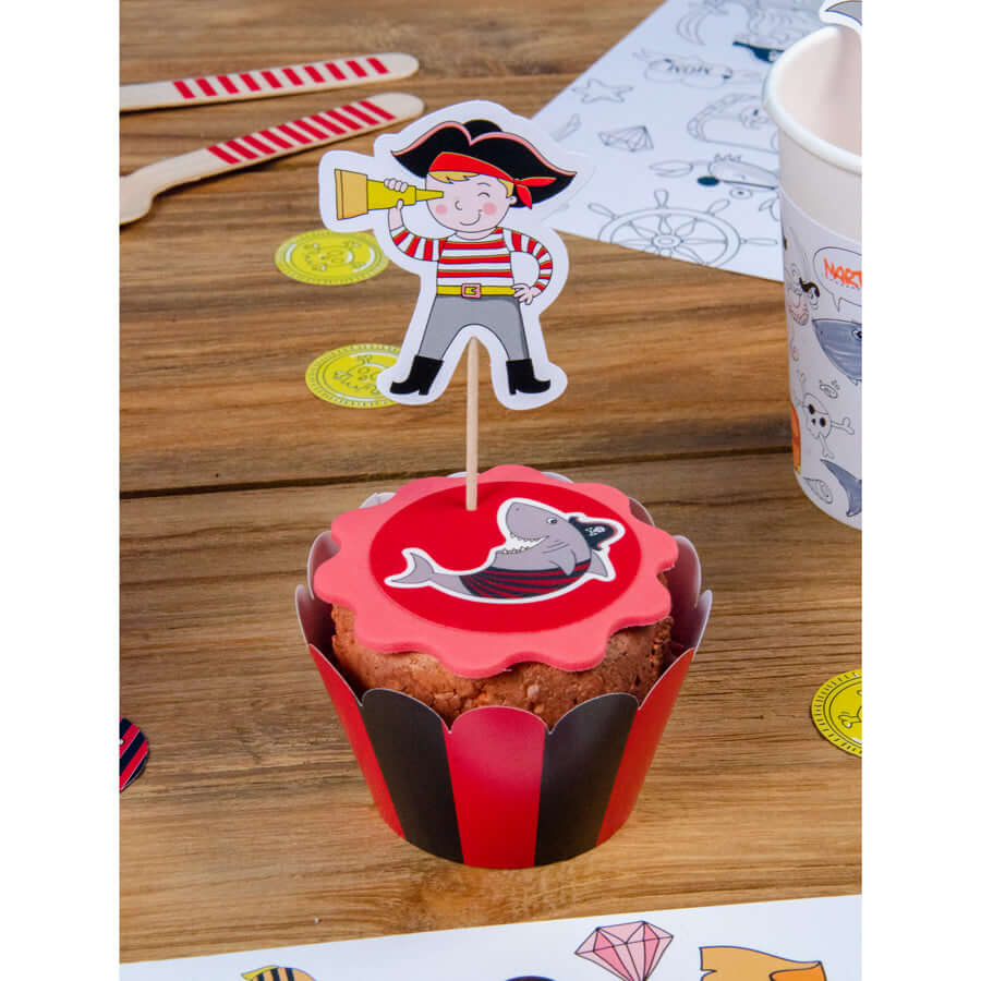 Kit Cupcake Color Pirata - Riciclabile
