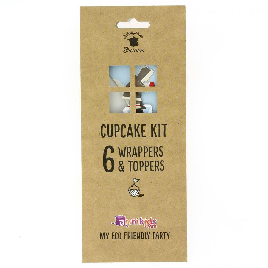 Kit Cupcakes Animaux Polaires - Recyclable