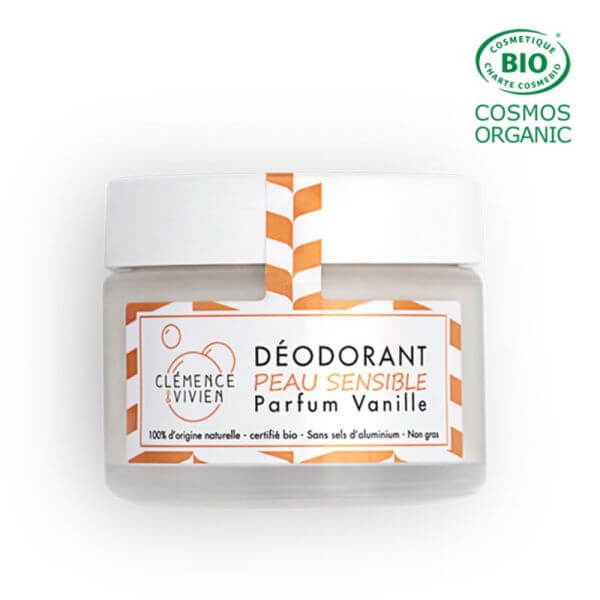 Déodorant crème vanille - Clémence & Vivien - 50gr
