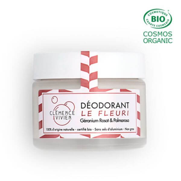Deodorante in crema naturale Le Fleuri - Clémence &amp; Vivien - 50gr